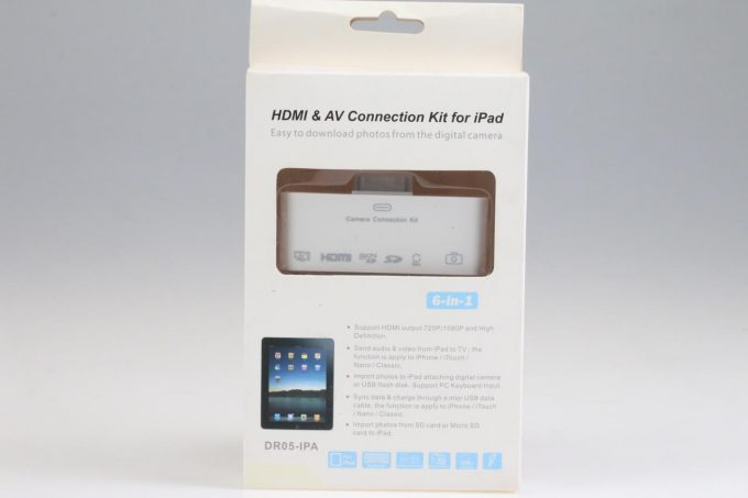5 in 1 Connection Kit für iPad - Adapter NEU