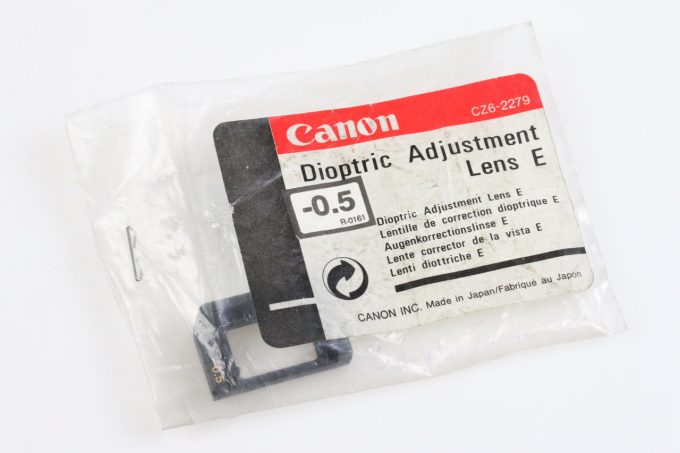 Canon Dioptric Adjustment Lens E -0,5