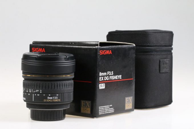 Sigma 8mm f/3,5 EX DG Fisheye für Nikon F (FX) - #1022014
