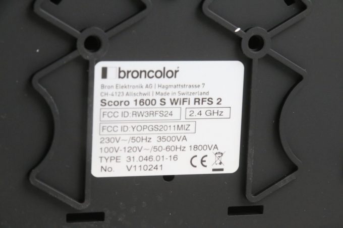 Broncolor Scoro 1600 S WIFI RFS 2 - #110241