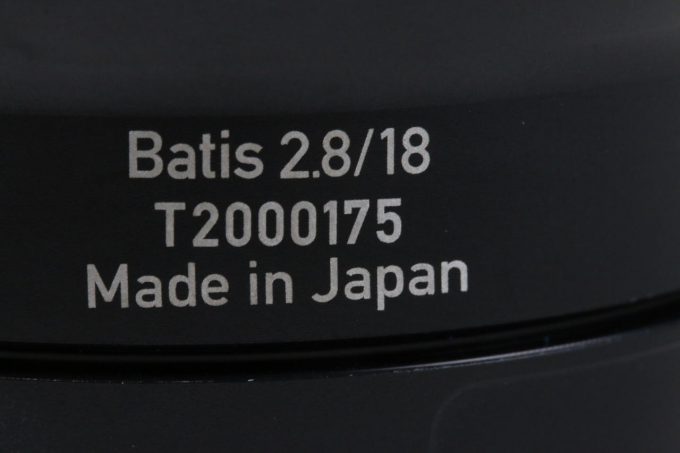 Zeiss Batis 18mm f/2,8 für Sony E - #T2000175