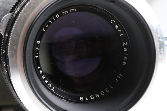 Zeiss Ikon Tessar 115mm f/3,5 SET mit Panflex für Contax - #1308919