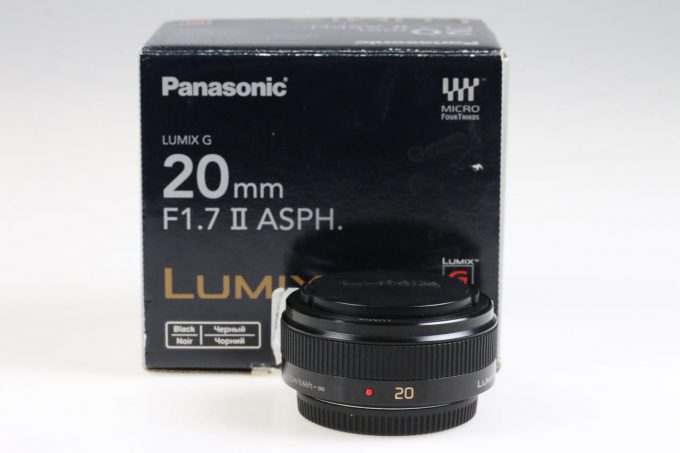 Panasonic Lumix G 20mm 1,7 II ASPH schwarz - #8004355