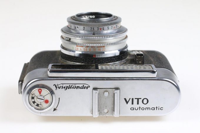 Voigtländer Vito Automatic I mit Lathanar 50mm f/2,8 Sucherkamera