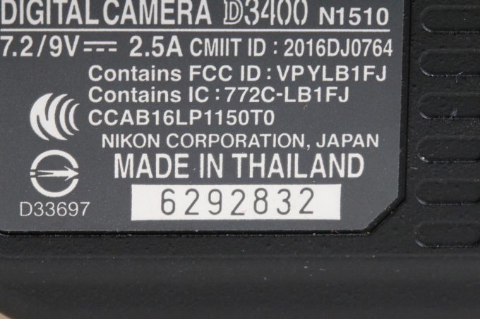 Nikon D3400 mit AF-P DX 18-55mm f/3,5-5,6 G VR - #6292832 - Image 6