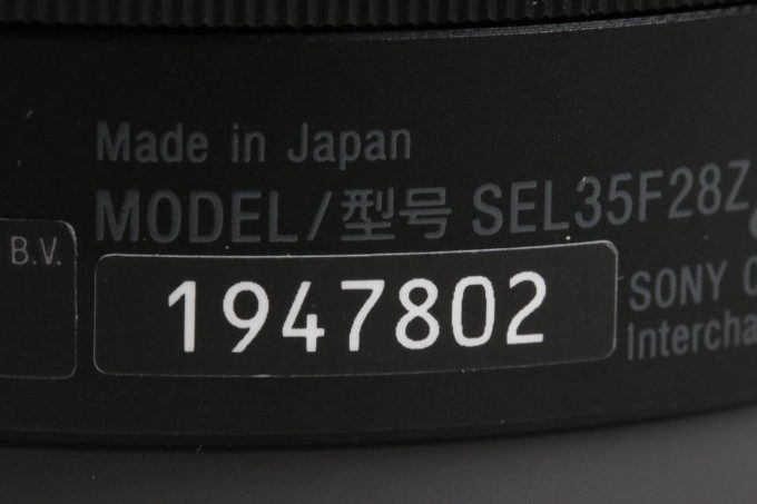 Sony Sonnar T* FE 35mm f/2,8 ZA - #1947802