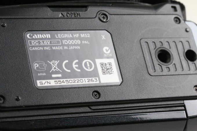 Canon Legria HF M52 - #55402201263