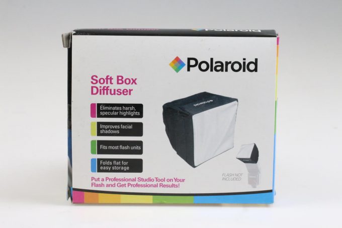Polaroid Soft Box Diffuser für Aufsteckblitzgeräte