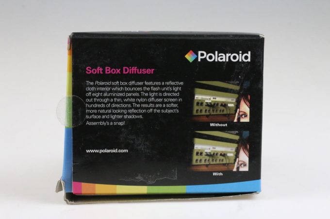 Polaroid Soft Box Diffuser für Aufsteckblitzgeräte