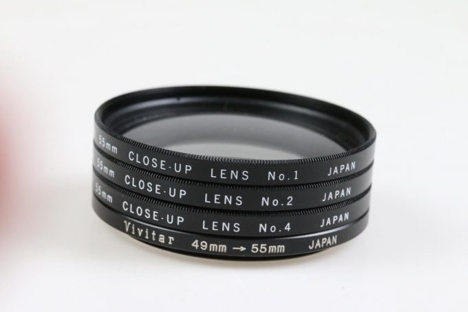 Vivitar Close-Up Filterset No. 1, 2, 4 - 55mm