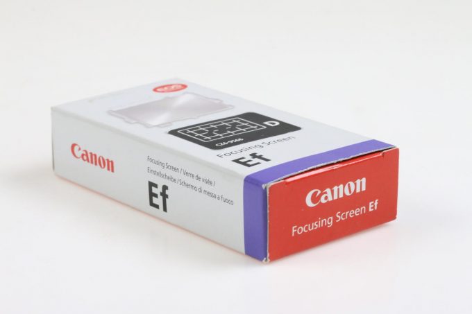 Canon Mattscheibe Ef S Focusing Screen - Falsche Verpackung