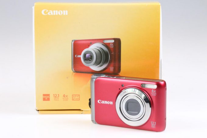 Canon PowerShot A3100 IS Digitalkamera rot - #013020009015
