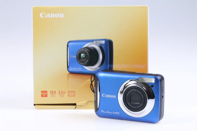 Canon PowerShot A495 Digitalkamera Blau - #013060000314