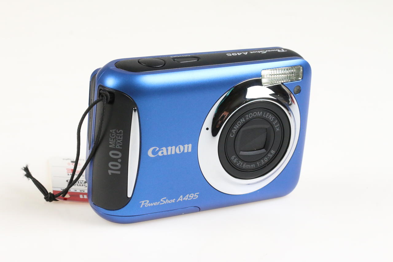 Canon PowerShot A495 Digitalkamera Blau – #013060000314 – Foto Köberl –  Secondhand