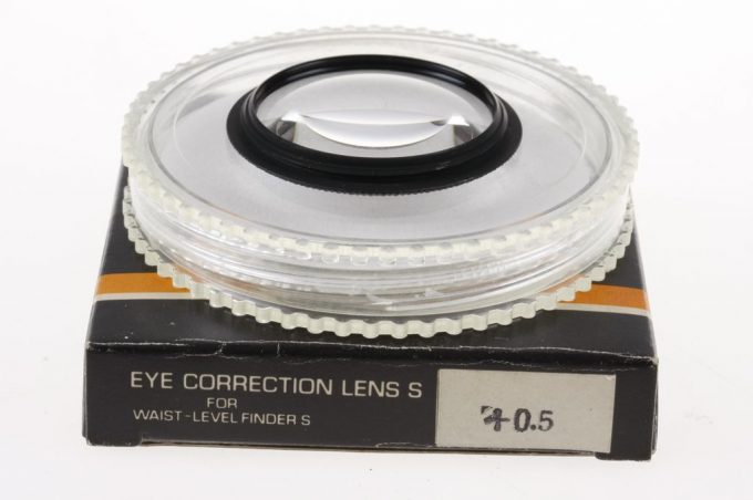 BRONICA SQ Eye Correction Lens / Dioptrienausgleich +0,5 für Lichtschachtsuche S
