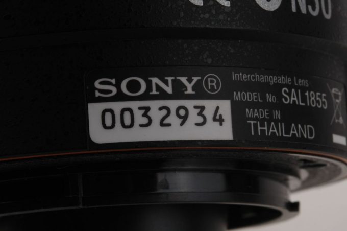 Sony DT 18-55mm f/3,5-6,3 - #0032934