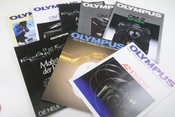 Konvolut - Olympus Kataloge (11 Stück)
