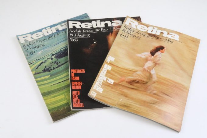 Konvolut - Retina - Kodak Revue Magazin (3 Stück)