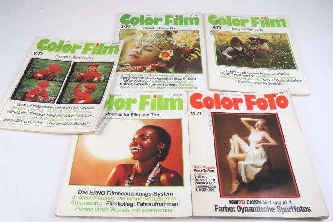 Konvolut - Color Foto Magazin (5 Stück)