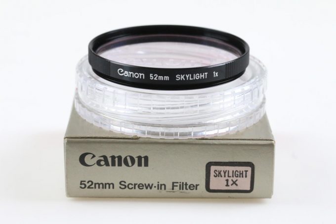 Canon 52mm Skylight 1x Filter