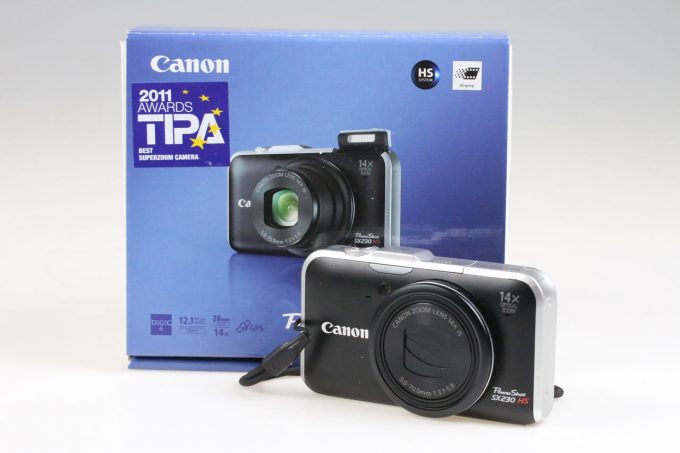 Canon PowerShot SX 230 HS Schwarz - #283053005111