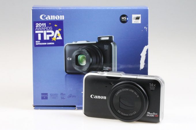 Canon PowerShot SX 230 HS Schwarz - #273032012112