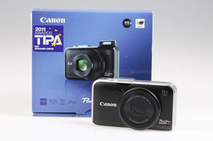 Canon PowerShot SX 230 HS Schwarz - #273032012117