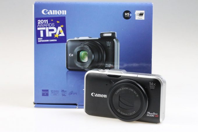 Canon PowerShot SX 230 HS Schwarz - #283053005114