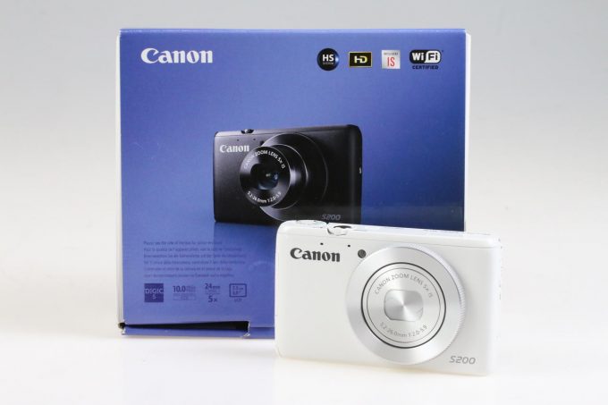 Canon PowerShot S200 Weiss - #863052000881
