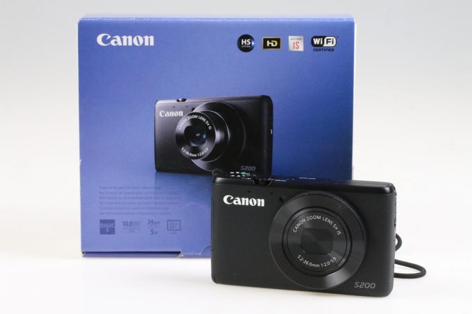 Canon PowerShot S200 Schwarz - #853052004120