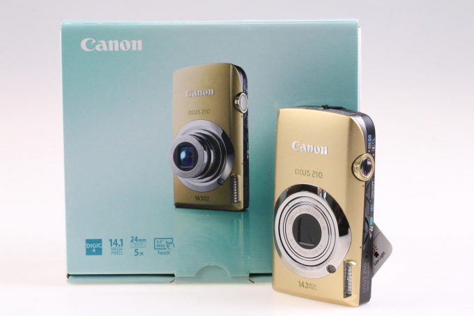 Canon Ixus 210 Digitalkamera Gold - #013010000226
