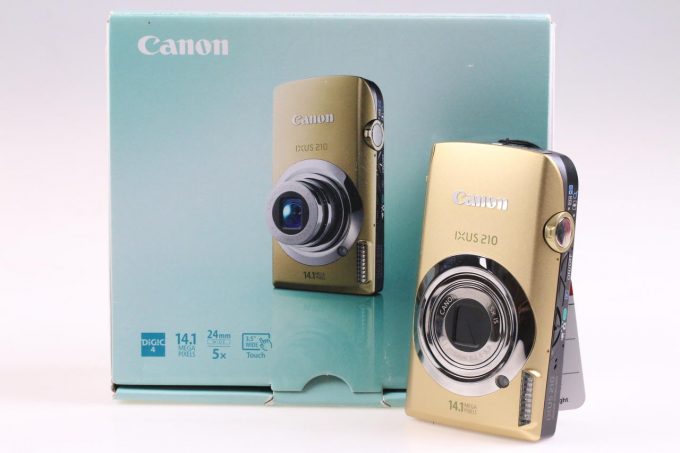 Canon Ixus 210 Digitalkamera Gold - #013010000137