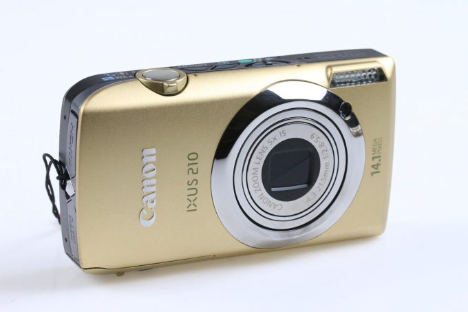 Canon Ixus 210 Digitalkamera Gold - #013010000137