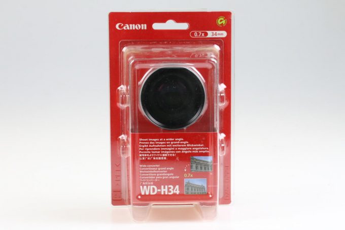 Canon WD-H34 Weitwinkel Vorsatzlinse