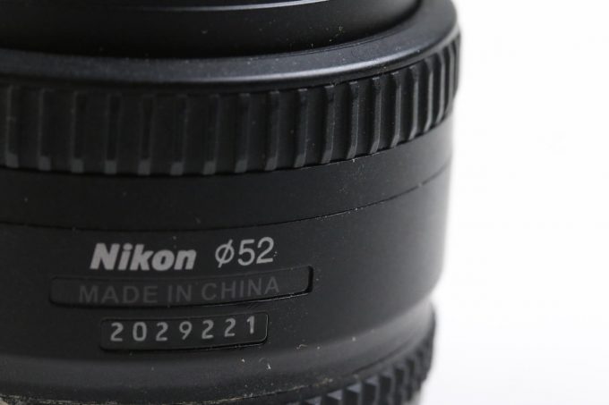 Nikon AF 50mm f/1,8 D - #2029221