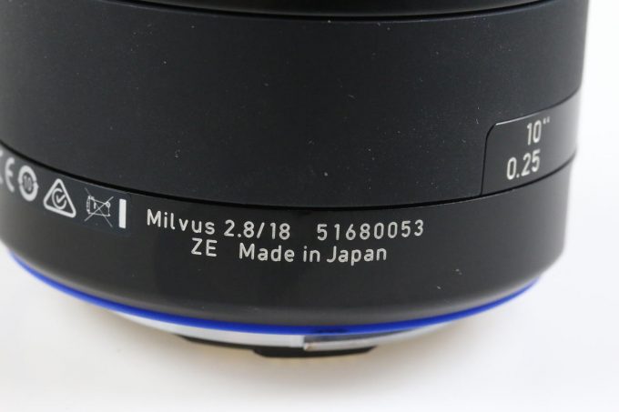 Zeiss Milvus 18mm f/2,8 ZE für Canon EOS - #51680053
