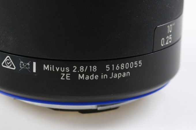 Zeiss Milvus 18mm f/2,8 ZE für Canon EOS - #51680055