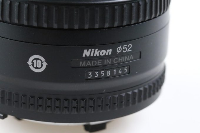 Nikon AF 50mm f/1,8 D - #3358145