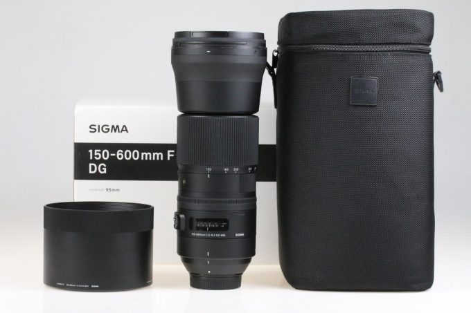 Sigma 150-600mm f/5,0-6,3 DG OS HSM Contemporary für Nikon F