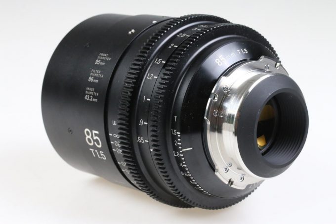Sigma Cine-Objektiv 85mm T1,5 FF 017 PL-mount - #52691821