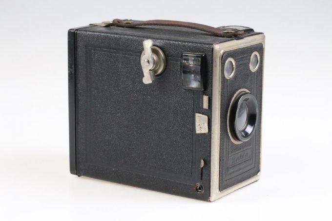 BALDA Rollbox (1932) mit Tasche / Boxkamera - schwarz
