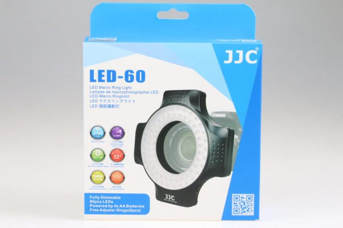 JJC LED-60 Makro-Ringleuchte 2300 Lux
