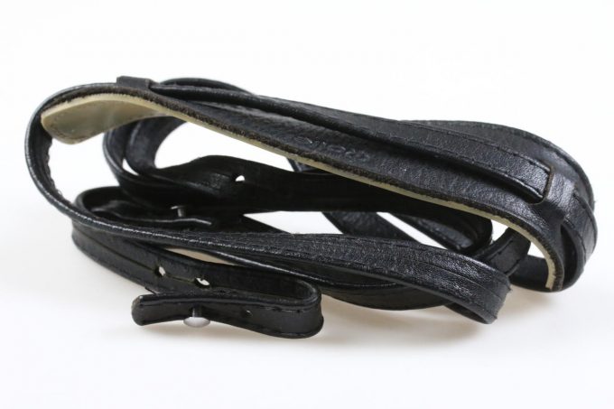 Rollei Tragegurt aus Leder mit Schulterauflage - schwarz