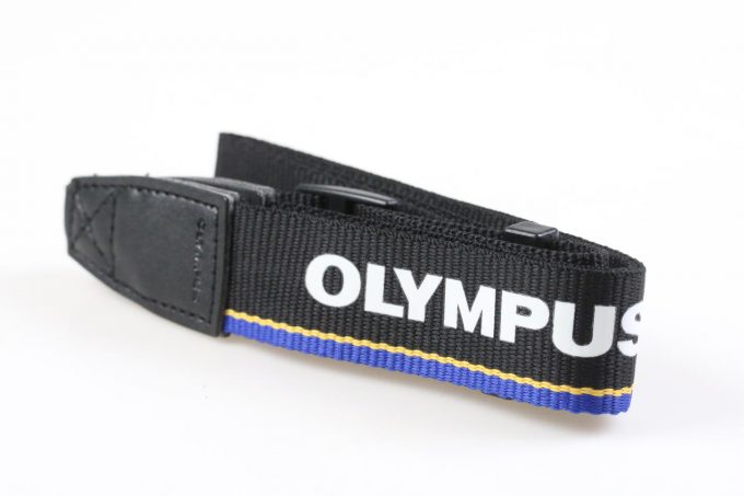 Olympus Gurt schwarz blau/gelb Streifen 2,5cm