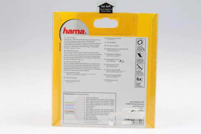 Hama LCD-Schutzglas D40/D40x