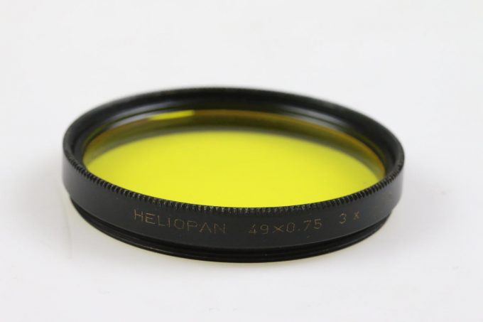 Heliopan 0,75 Gelbfilter - 49mm