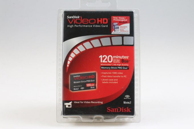 Sandisk Memory Stick Pro Duo 8GB 15MB/s