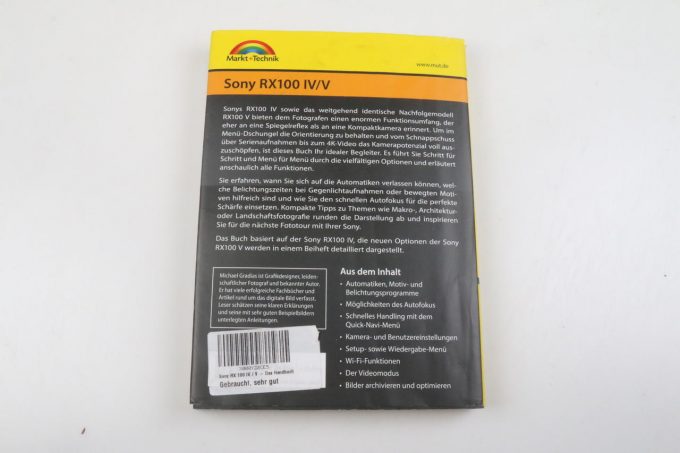 Sony RX100 VI/V Handbuch