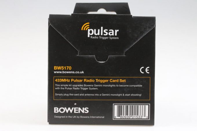 Bowens Pulsar Trigger Card Set BW5170