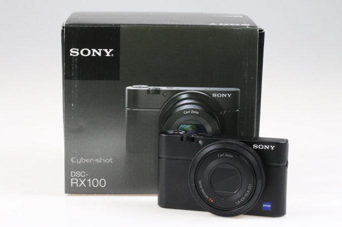 Sony CyberShot RX100 Schwarz 20,2Mp 28-100m